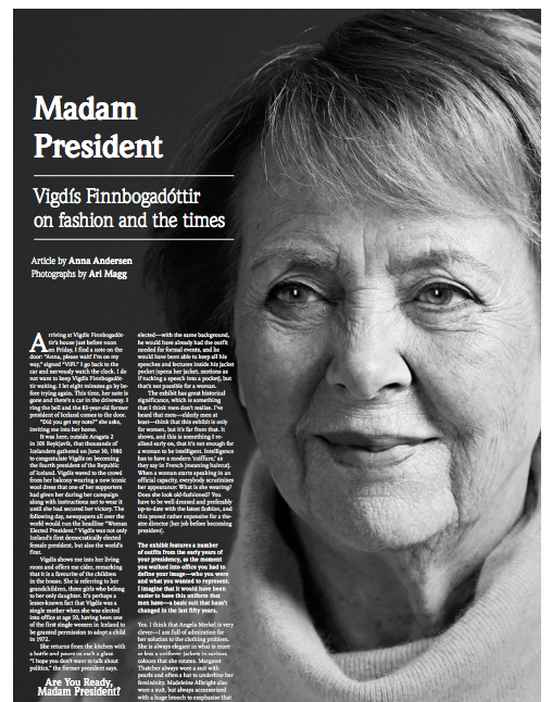 An interview with former president Vigdís Finnbogadóttir.